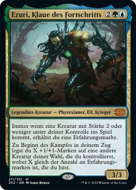 Ezuri, Claw of Progress\nDouble Masters 2022 - German\nSingle\nMagic The Gathering