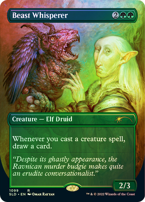 Beast Whisperer (Secret Lair) (Borderless)\nPromo: General\nSingle\nMagic The Gathering