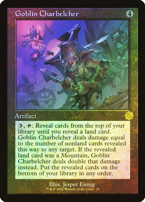 Goblin Charbelcher (#018) (Retro Frame)\nThe Brothers' War Retro Artifacts\nSingle\nMagic The Gathering