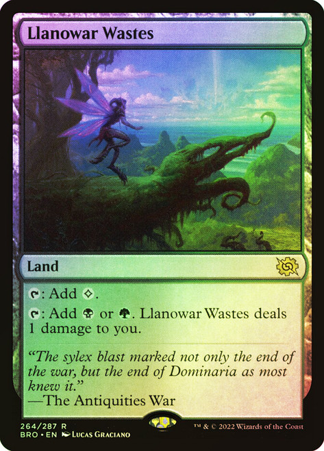ラノワールの荒原 Llanowar Wastes 英語 Foil APC MTG APC【ラノワールの荒原】英語 旧枠Foil 1枚の通販 ノリー（1785468107