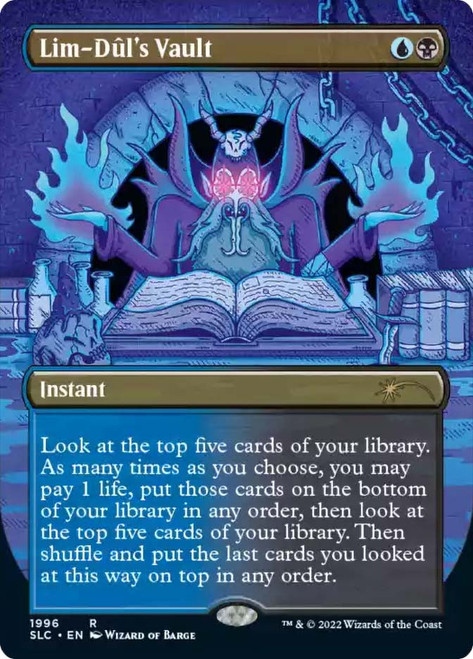 Lim-Dul's Vault (Secret Lair Countdown) (Borderless)\nPromo: General\nSingle\nMagic The Gathering