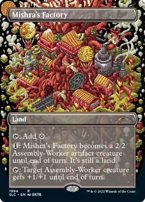 Mishra's Factory (Secret Lair Countdown) (Borderless)\nPromo: General\nSingle\nMagic The Gathering