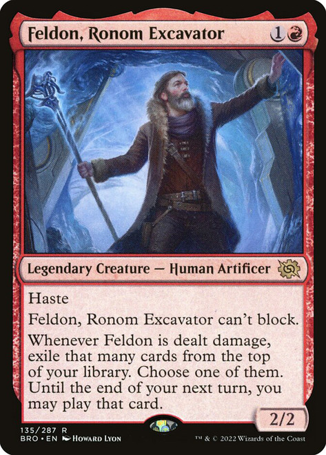 Feldon, Ronom Excavator\nThe Brothers' War\nSingle\nMagic The Gathering