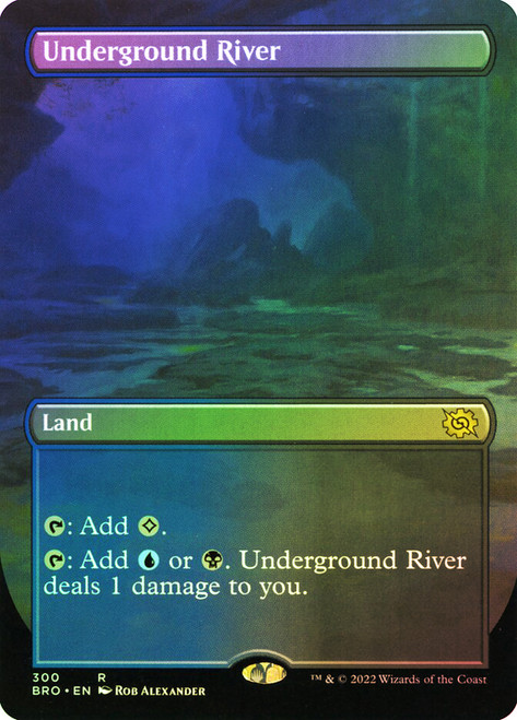 Underground River (Borderless)\nThe Brothers' War - Variants\nSingle\nMagic The Gathering