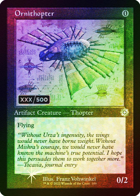 Ornithopter
The Brothers' War Retro Artifacts
Single
Magic: The Gathering