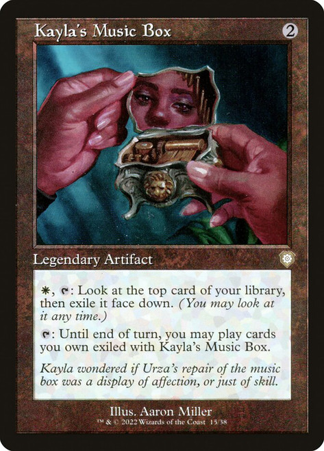 Kayla's Music Box (Retro Frame)\nThe Brothers' War Commander\nSingle\nMagic The Gathering