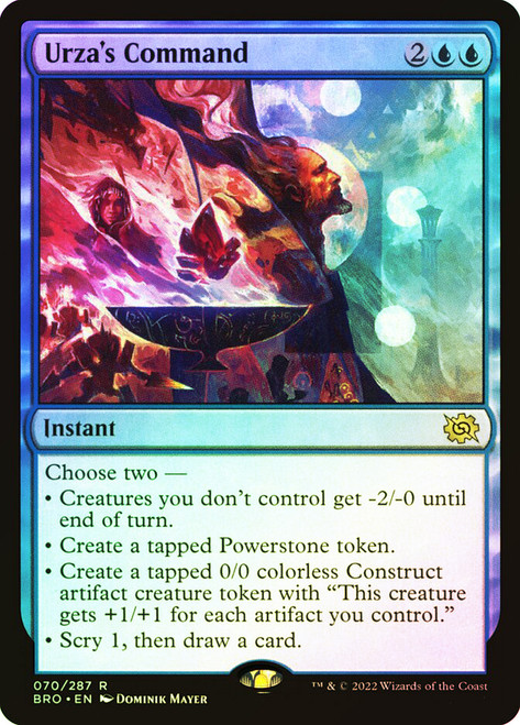 Urza's Command\nThe Brothers' War\nSingle\nMagic The Gathering