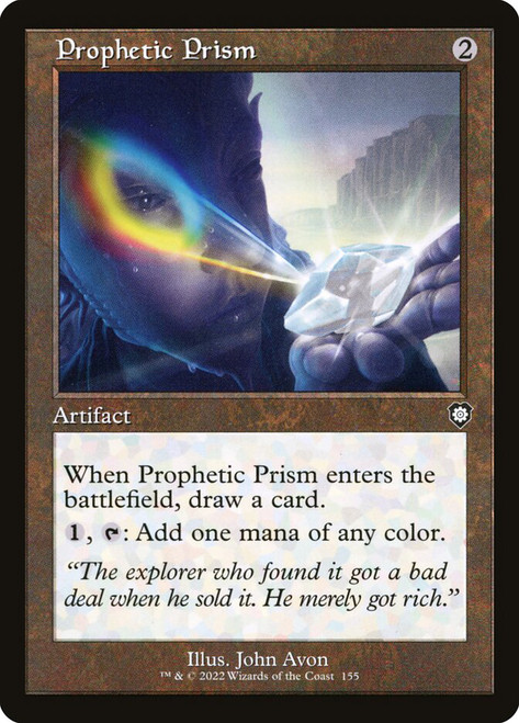 Prophetic Prism (Retro Frame)\nThe Brothers' War Commander\nSingle\nMagic The Gathering