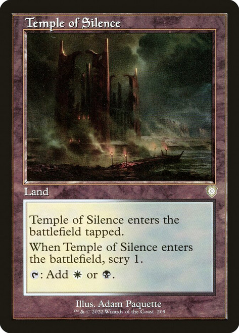Temple of Silence (Retro Frame)\nThe Brothers' War Commander\nSingle\nMagic The Gathering