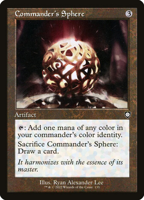 Commander's Sphere (Retro Frame)\nThe Brothers' War Commander\nSingle\nMagic The Gathering