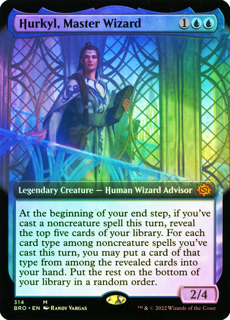 Hurkyl, Master Wizard (Extended Art)\nThe Brothers' War - Variants\nSingle\nMagic The Gathering