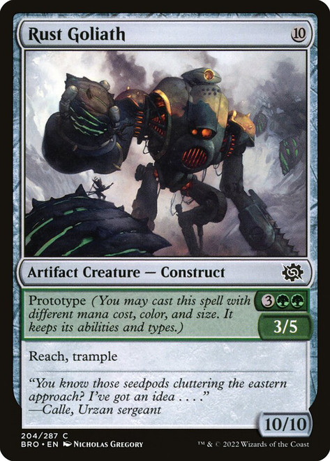 Rust Goliath\nThe Brothers' War\nSingle\nMagic The Gathering