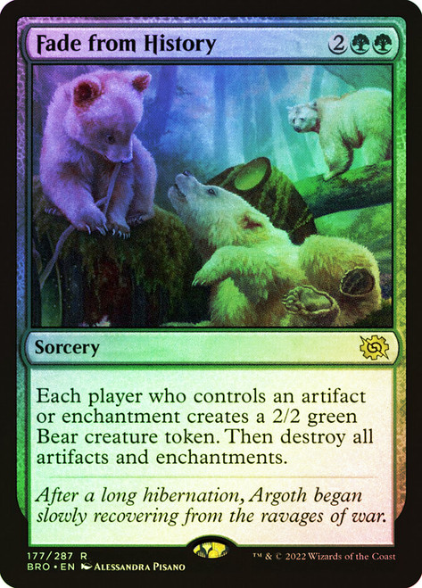 Fade from History\nThe Brothers' War\nSingle\nMagic The Gathering