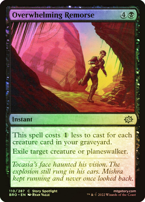 Overwhelming Remorse\nThe Brothers' War\nSingle\nMagic The Gathering