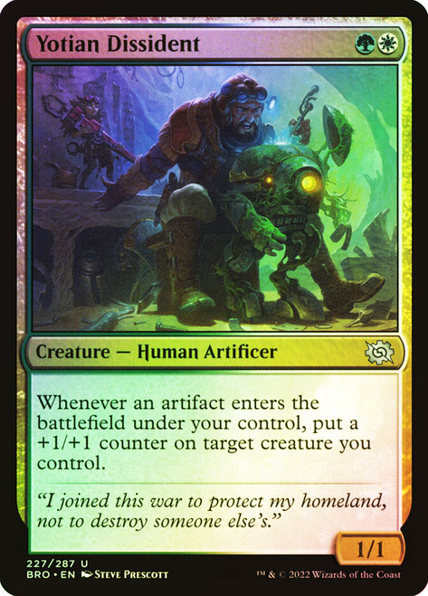 Yotian Dissident\nThe Brothers' War\nSingle\nMagic The Gathering