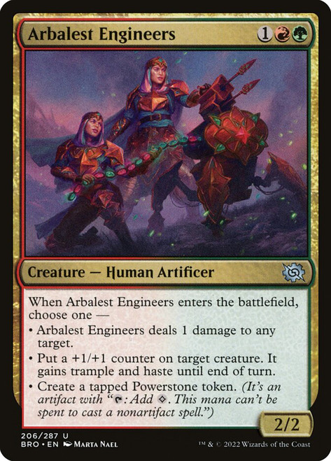 Arbalest Engineers\nThe Brothers' War\nSingle\nMagic The Gathering