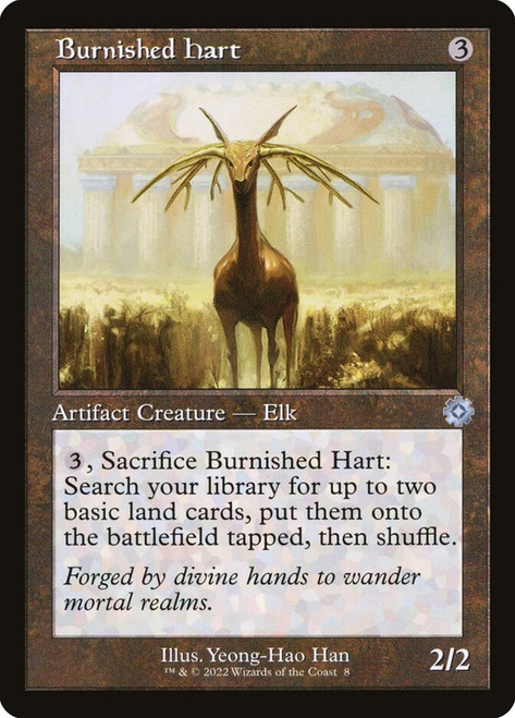 Burnished Hart (#008) (Retro Frame)\nThe Brothers' War Retro Artifacts\nSingle\nMagic The Gathering