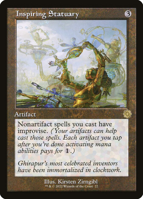 Inspiring Statuary (#022) (Retro Frame)\nThe Brothers' War Retro Artifacts\nSingle\nMagic The Gathering