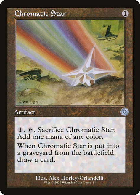 Chromatic Star (#011) (Retro Frame)\nThe Brothers' War Retro Artifacts\nSingle\nMagic The Gathering