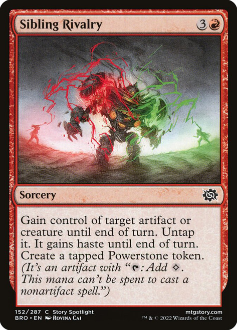 Sibling Rivalry\nThe Brothers' War\nSingle\nMagic The Gathering
