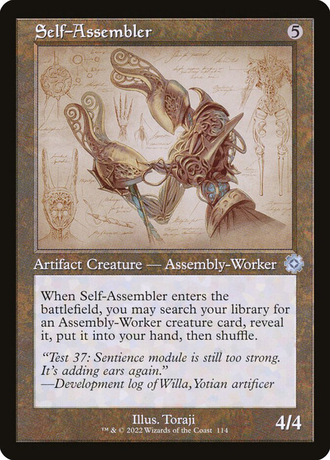 Self-Assembler (#114) (Retro Frame)\nThe Brothers' War Retro Artifacts - Schematics\nSingle\nMagic The Gathering