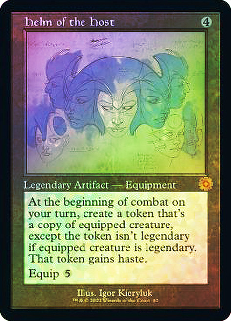 Helm of the Host (#082) (Retro Frame)\nThe Brothers' War Retro Artifacts - Schematics\nSingle\nMagic The Gathering