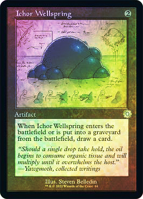 Ichor Wellspring (#084) (Retro Frame)\nThe Brothers' War Retro Artifacts - Schematics\nSingle\nMagic The Gathering