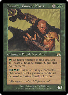 Kamahl, Fist Of Krosa
Onslaught - Spanish
Single
Magic The Gathering