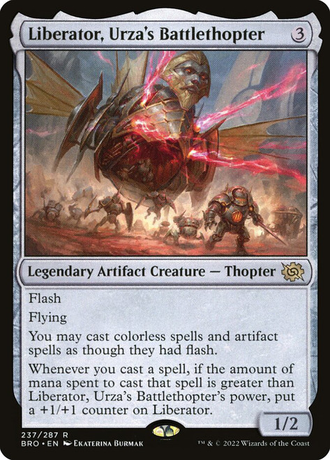 Liberator, Urza's Battlethopter\nThe Brothers' War\nSingle\nMagic The Gathering