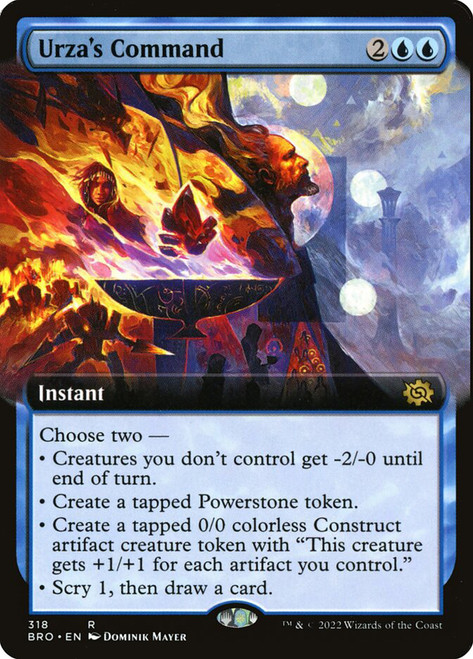 Urza's Command (Extended Art)\nThe Brothers' War - Variants\nSingle\nMagic The Gathering