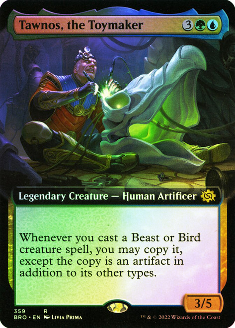 Tawnos, the Toymaker (Extended Art)\nThe Brothers' War - Variants\nSingle\nMagic The Gathering