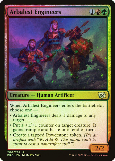 Arbalest Engineers\nThe Brothers' War\nSingle\nMagic The Gathering