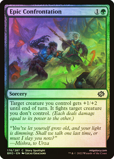 Epic Confrontation\nThe Brothers' War\nSingle\nMagic The Gathering