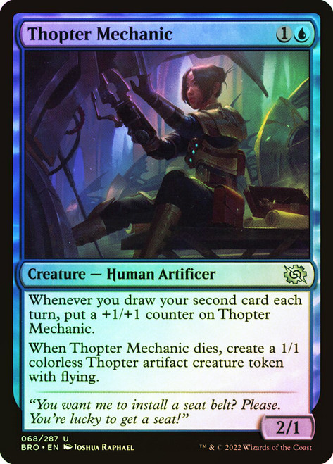 Thopter Mechanic\nThe Brothers' War\nSingle\nMagic The Gathering