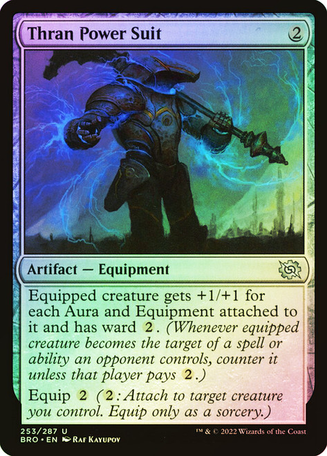 Thran Power Suit\nThe Brothers' War\nSingle\nMagic The Gathering