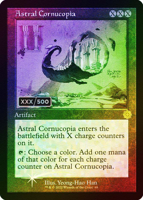 Astral Cornucopia (Serial Number) (Retro Frame)\nThe Brothers' War Retro Artifacts - Serialized\nSingle\nMagic The Gathering