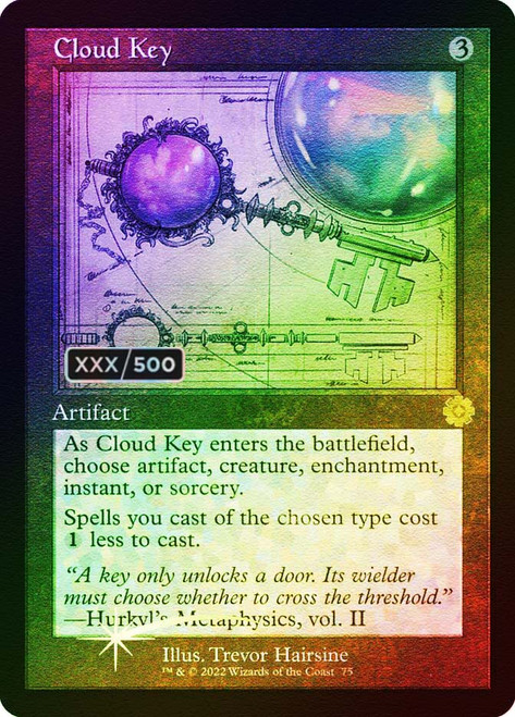 Cloud Key (#075) (Retro Frame) | The Brothers' War Retro