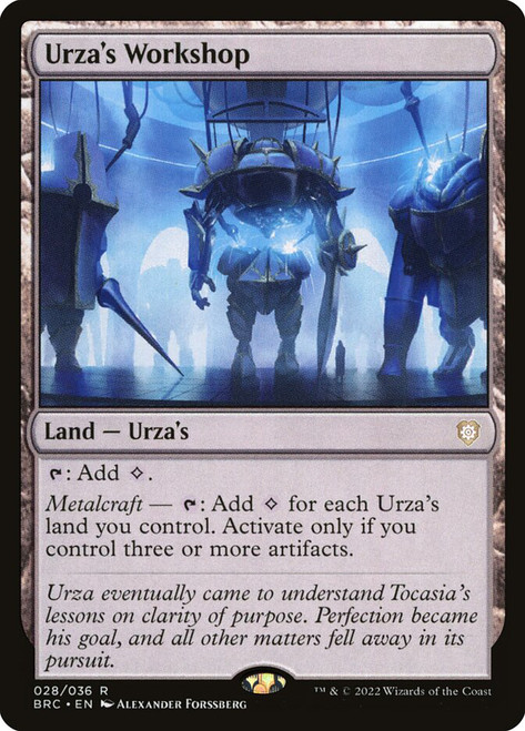 Urza's Workshop\nThe Brothers' War Commander\nSingle\nMagic The Gathering