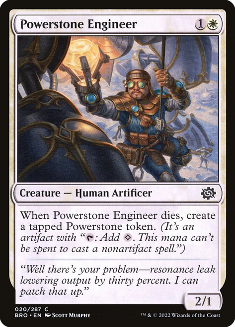 Powerstone Engineer\nThe Brothers' War\nSingle\nMagic The Gathering