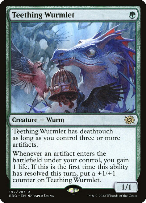 Teething Wurmlet\nThe Brothers' War\nSingle\nMagic The Gathering
