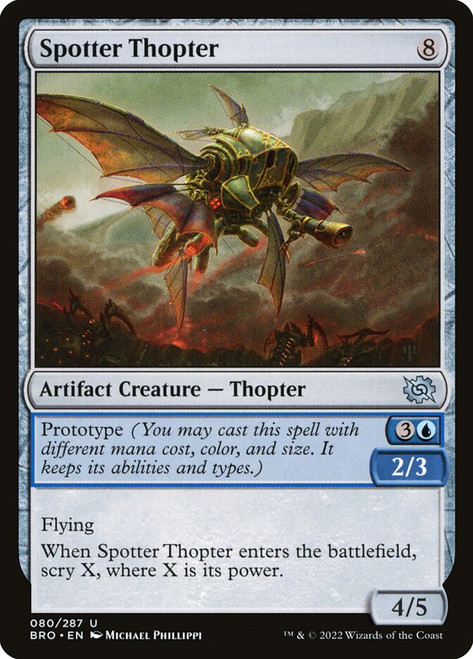 Spotter Thopter\nThe Brothers' War\nSingle\nMagic The Gathering
