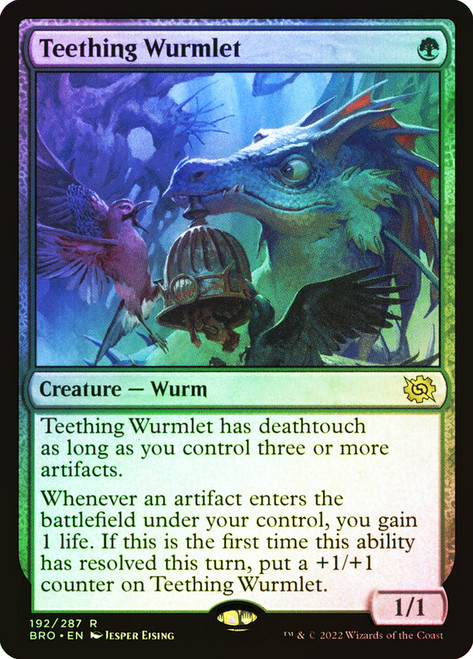 Teething Wurmlet\nThe Brothers' War\nSingle\nMagic The Gathering