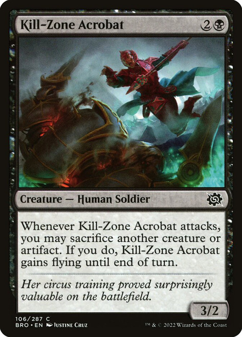 Kill-Zone Acrobat\nThe Brothers' War\nSingle\nMagic The Gathering