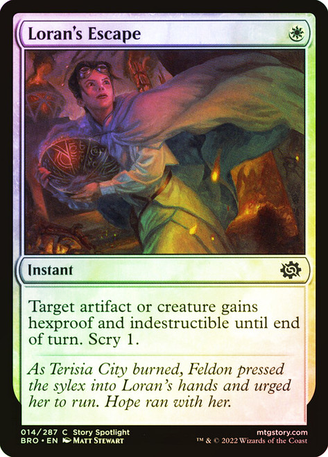 Loran's Escape\nThe Brothers' War\nSingle\nMagic The Gathering