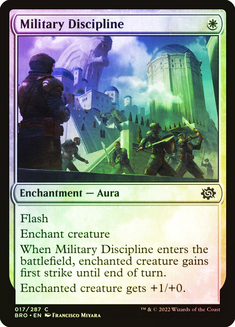 Military Discipline\nThe Brothers' War\nSingle\nMagic The Gathering