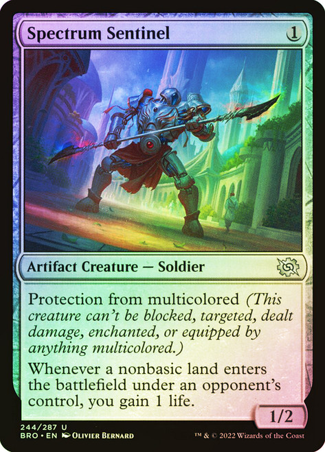 Spectrum Sentinel\nThe Brothers' War\nSingle\nMagic The Gathering