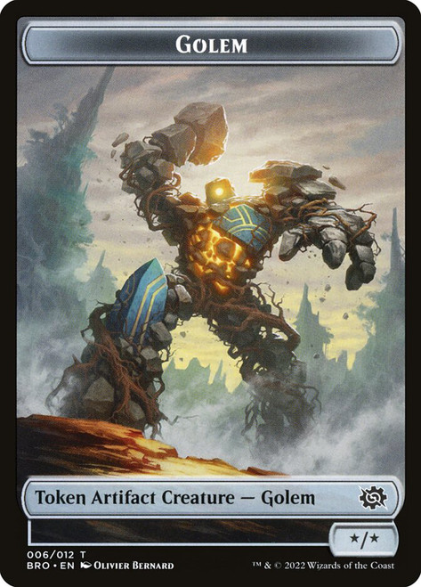 {Golem Token}\nThe Brothers' War\nSingle\nMagic The Gathering