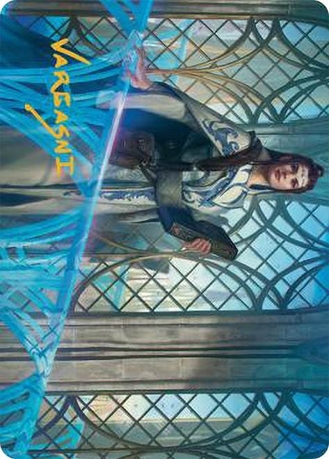 {Hurkyl, Master Wizard Art Card} (Signed)\nArt Series: The Brothers' War - Variants\nSingle\nMagic The Gathering