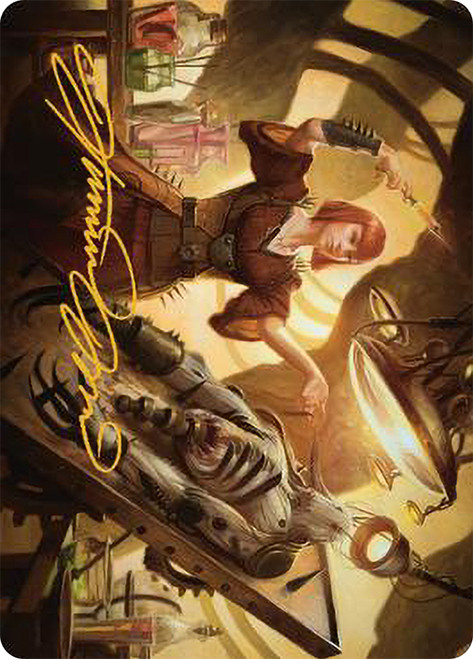 {Ashnod, Flesh Mechanist Art Card} (Signed)\nArt Series: The Brothers' War - Variants\nSingle\nMagic The Gathering