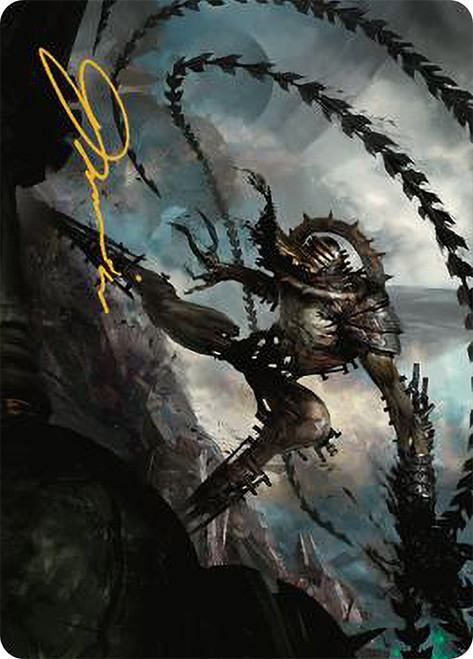{Razorlash Transmogrant Art Card} (Signed)\nArt Series: The Brothers' War - Variants\nSingle\nMagic The Gathering